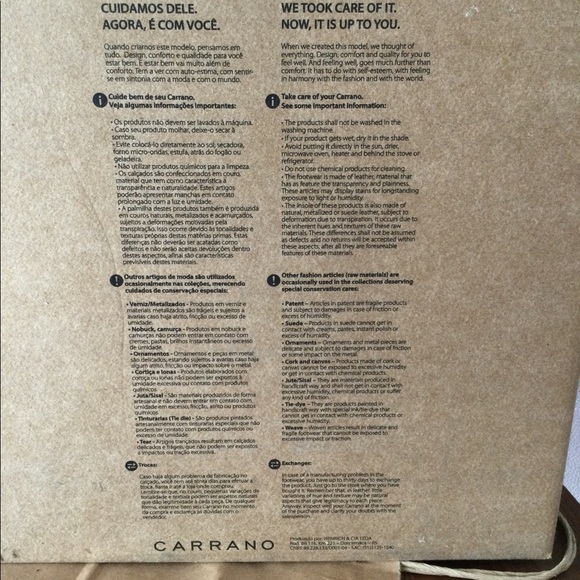 Carrano double ankle strap caged block heel sandal size 8. - Picture 7 of 7